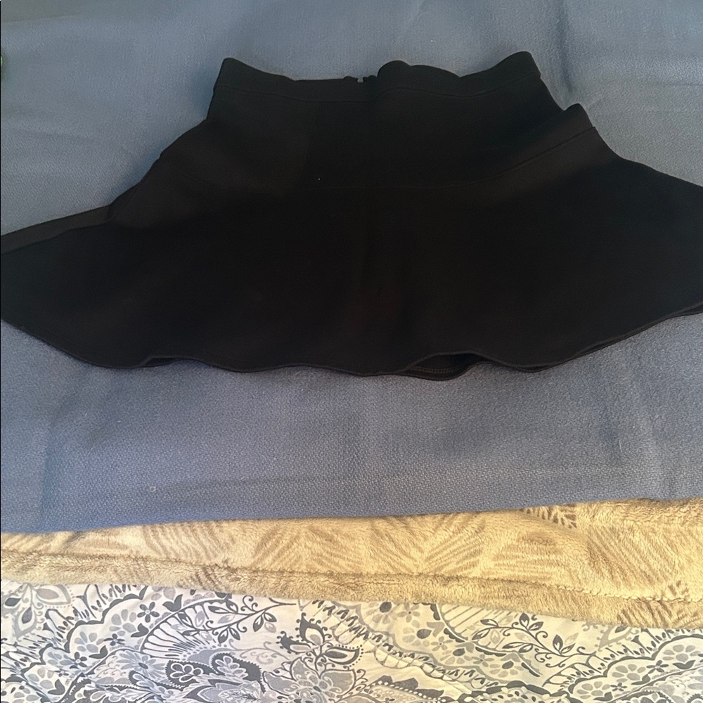 Madewell Black Skater Skirt